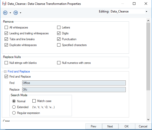 data transformation 