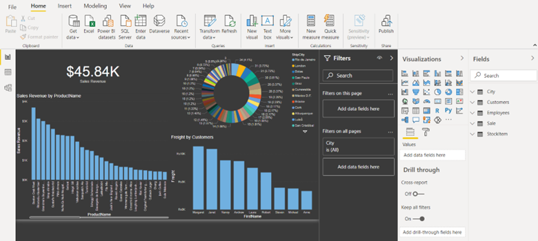 Visualice datos a través de ADWB