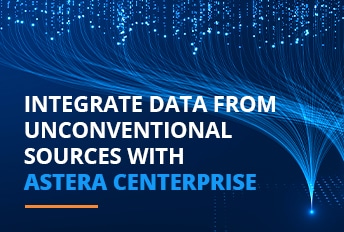 Sources de données non conventionnelles prises en charge par Astera Centerprise