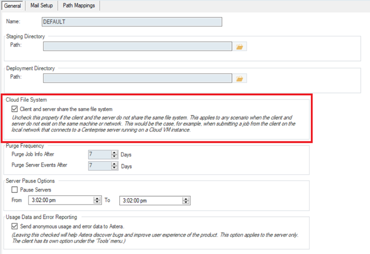 Cloud File System Functionality