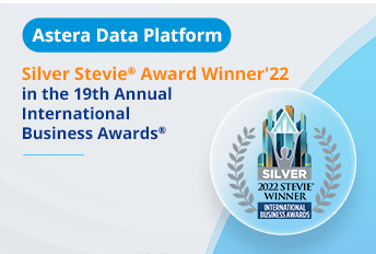 Пресс-релиз: Astera Платформа данных получает награду Silver Stevie 2022 года в категории интеграционных решений