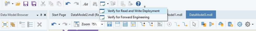 Verifying data model in Astera Data Warehouse Builder