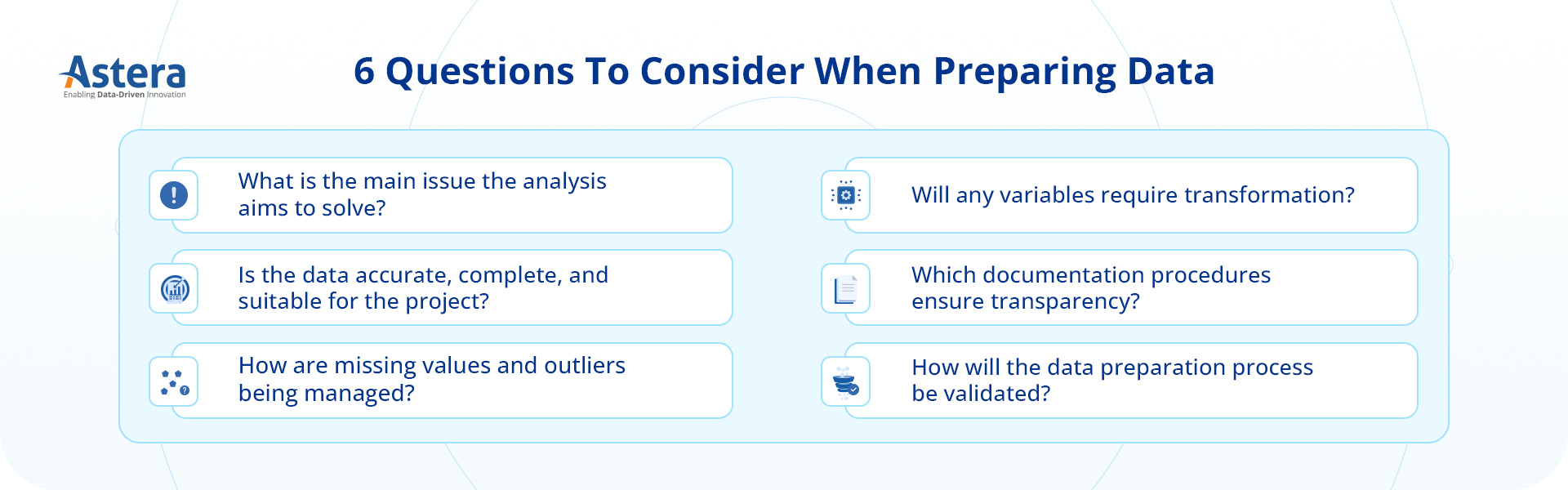 Preguntas importantes que debe hacerse al preparar datos