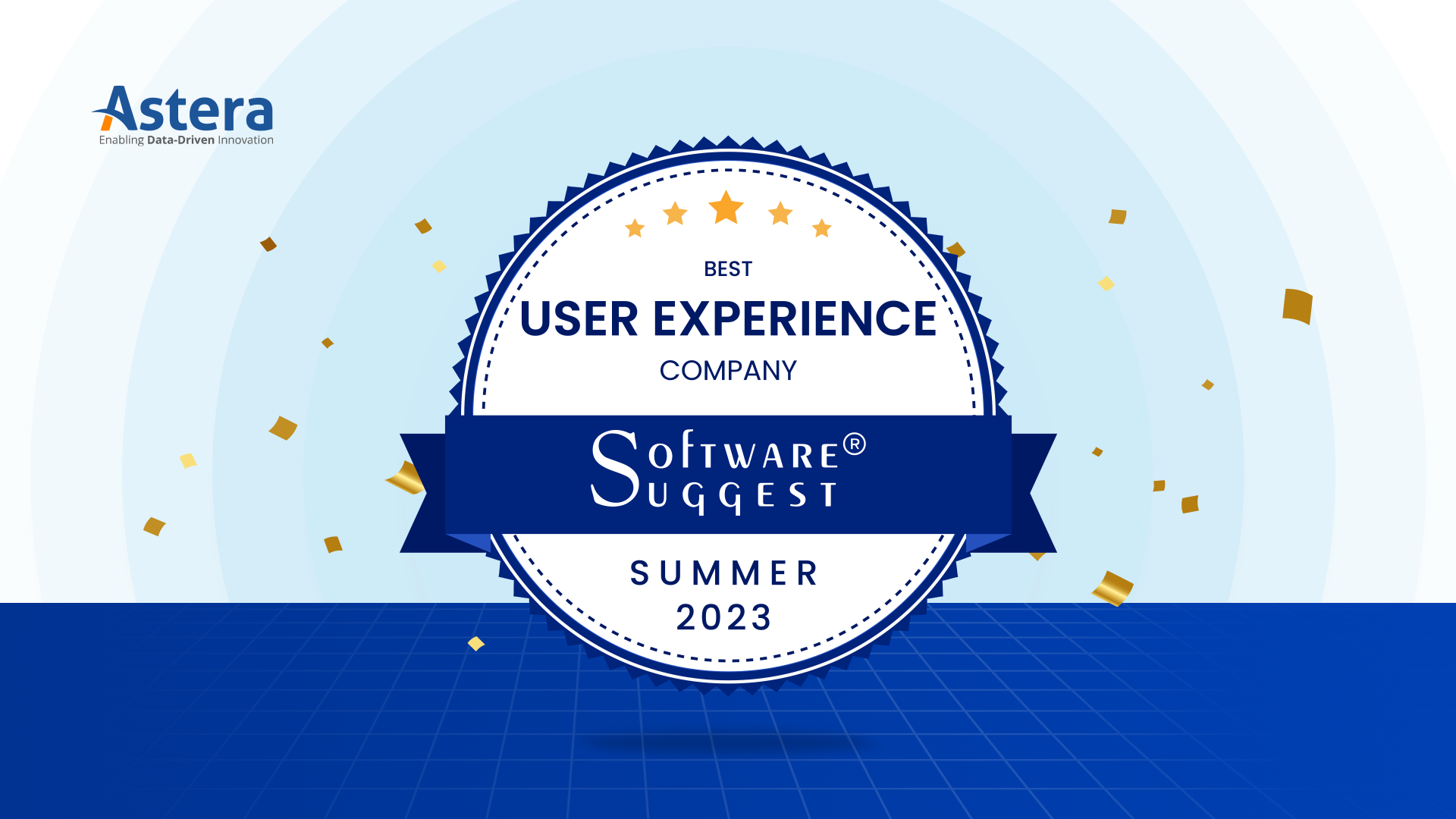 Astera SoftwareSuggest Award